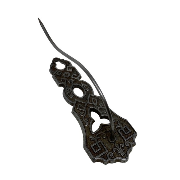 Eastlake Victorian Wall Mount Receipt Hook - Picture 2 of 4